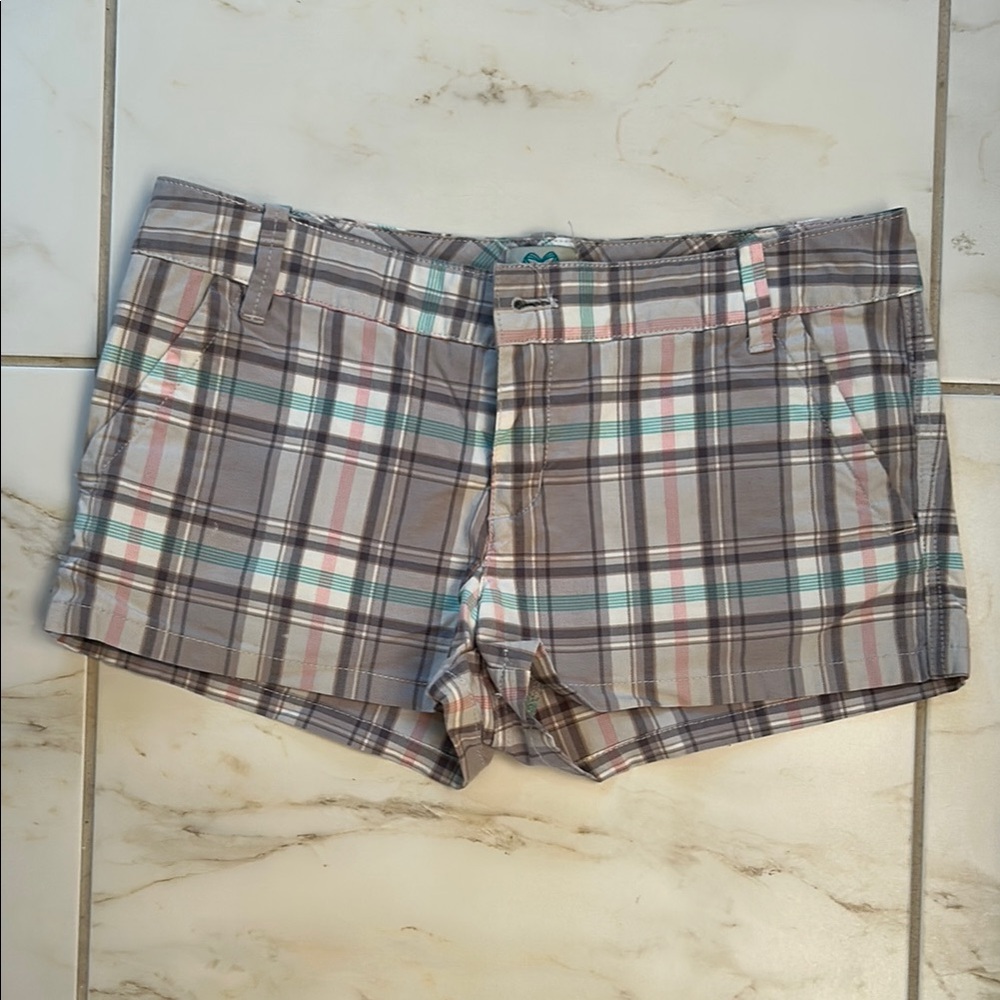 Plaid TNA Women's Shorts